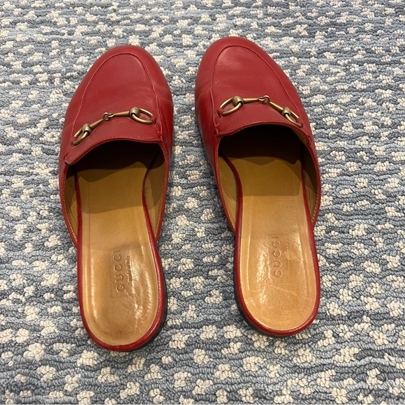 Gucci Princeton Mules Red size 39.5 - Picture 6 of 6